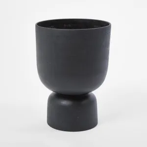 Blanche Planter Medium Black by Florabelle Living, a Plant Holders for sale on Style Sourcebook