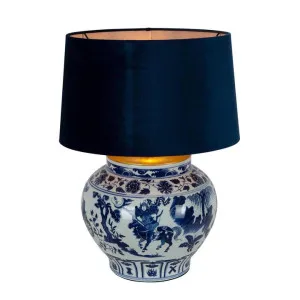 Woody Ceramic Table Lamp Base with White shade by Florabelle Living, a Table & Bedside Lamps for sale on Style Sourcebook