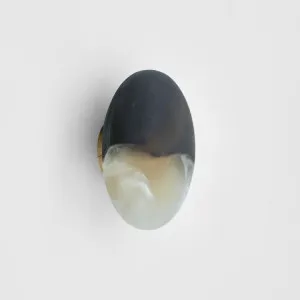 Halo Coat Hook Small Swirl Resin B&W by Florabelle Living, a Decorative Accessories for sale on Style Sourcebook