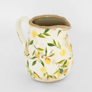 Lemon Pitcher Vase LGE by Florabelle Living, a Decorative Accessories for sale on Style Sourcebook