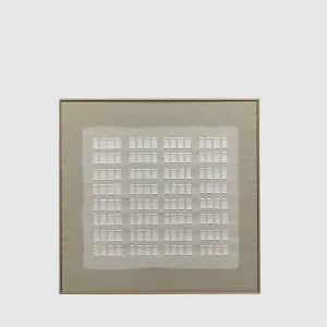SquaresII Textured Linen Wall Art 100x100cm by Florabelle Living, a Decorative Accessories for sale on Style Sourcebook