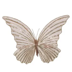 Serena Clip on Butterfly Brown by Florabelle Living, a Christmas for sale on Style Sourcebook