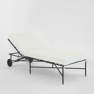 Sheffield Sunlounge Outdoor with White Cushion by Florabelle Living, a Tables for sale on Style Sourcebook