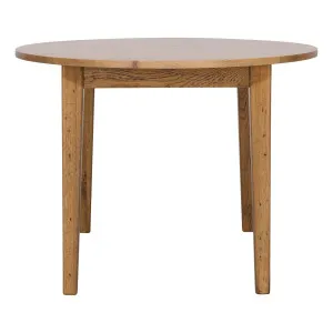Catalina Round Side Table 60cm in Rustic Oak by OZ Design, a Side Table for sale on Style Sourcebook