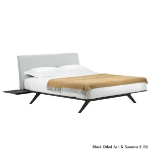 De La Espada Hepburn King Bed Frame - Oak Upholstery A 351ZKKA by De La Espada, a Beds & Bed Frames for sale on Style Sourcebook