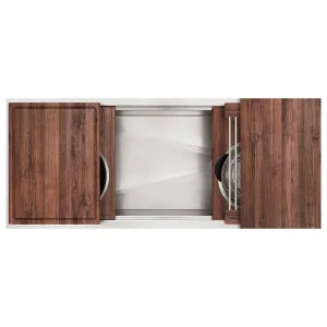 The Galley Ideal Workstation 4 Culinary Kit - American Black Walnut IWS-4-S-WA by The Galley, a Kitchen Sinks for sale on Style Sourcebook