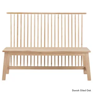 De La Espada 450 2-Seater Bench with Back in Ash Timber - 450A by De La Espada, a Chairs for sale on Style Sourcebook