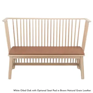 De La Espada Low Settle 2-Seater Bench in Oak Timber 451K by De La Espada, a Chairs for sale on Style Sourcebook