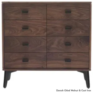 De La Espada McQueen Eight Drawer Chest - Walnut 378W by De La Espada, a Cabinets, Chests for sale on Style Sourcebook