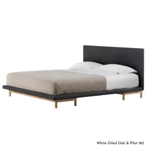 De La Espada Frame King Bed - Oak Upholstery Range A 765ZKKA by De La Espada, a Beds & Bed Frames for sale on Style Sourcebook