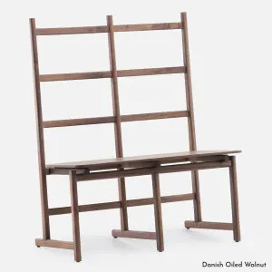 De La Espada Shaker Bench with Timber Seat - Walnut 763BW by De La Espada, a Chairs for sale on Style Sourcebook