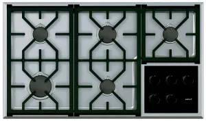 WOLF Transitional 91cm Natural Gas Cooktop ICBCG365T/S by Wolf, a Cooktops for sale on Style Sourcebook