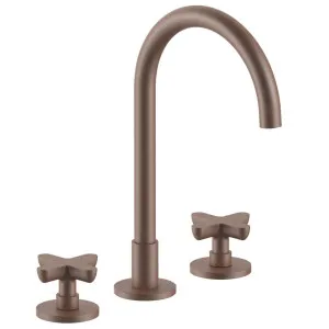 Fantini Icona Classic Basin Tap Set - Matte Copper PVD 53P9R007WZ by Fantini, a Kitchen Taps & Mixers for sale on Style Sourcebook