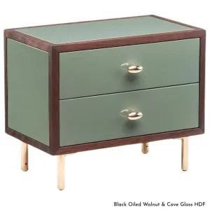 De La Espada Classon Bedside Chest - Walnut 063W by De La Espada, a Cabinets, Chests for sale on Style Sourcebook