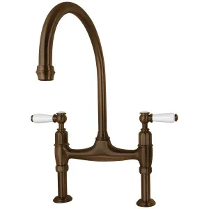 Shaws by Perrin & Rowe Pendleton Kitchen Mixer - English Bronze AUSH-4193EBWPC-H1 by Shaws by Perrin & Rowe, a Kitchen Taps & Mixers for sale on Style Sourcebook