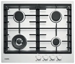 AEG 60cm Stainless Steel Gas Cooktop HG60FXA by AEG, a Cooktops for sale on Style Sourcebook