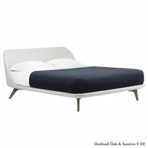 De La Espada Solo Bed King Frame - Oak Upholstery B 787ZKKB by De La Espada, a Beds & Bed Frames for sale on Style Sourcebook