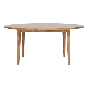 Catalina Round Dining Table 150cm in Rustic Oak by OZ Design, a Dining Tables for sale on Style Sourcebook