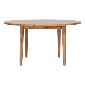 Catalina Round Dining Table 120cm in Rustic Oak by OZ Design, a Dining Tables for sale on Style Sourcebook