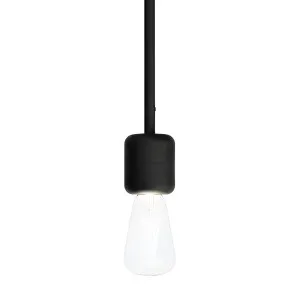 Lighting Republic Parlour Lite Textured Pendant with Slim Profile Black by Lighting Republic, a Pendant Lighting for sale on Style Sourcebook