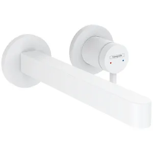 Hansgrohe Finoris Single Lever Wall Mounted Basin Mixer 225 - Matte White 76050700 by Hansgrohe, a Kitchen Taps & Mixers for sale on Style Sourcebook