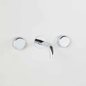 Astra Walker Assemble Dial Wall Set with Fluted Handles 200mm Spout A8106V700 by Astra Walker, a Kitchen Taps & Mixers for sale on Style Sourcebook