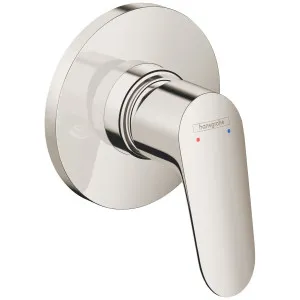 Hansgrohe Focus Single Lever Shower Wall Mixer - Brushed Nickel 31961820 by Hansgrohe, a Kitchen Taps & Mixers for sale on Style Sourcebook