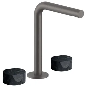 AboutWater AF/21 Tall Basin Set - Matte Gun Metal PVD / Nero Marquina 27P5A206WFCYZ by AboutWater, a Kitchen Taps & Mixers for sale on Style Sourcebook