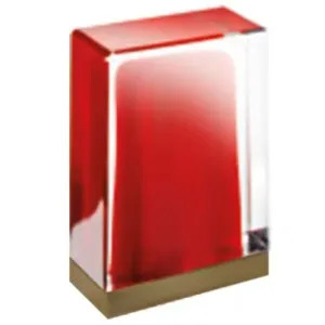 Fantini Venezia Murano Glass Wall Handle for Hot - Matte British Gold PVD and Red 29P6N448CC-HW by Fantini, a Kitchen Taps & Mixers for sale on Style Sourcebook
