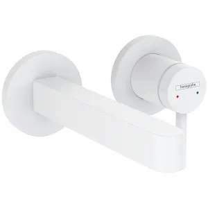 Hansgrohe Finoris Single Lever Wall Mounted Basin Mixer 165 - Matte White 76051700 by Hansgrohe, a Kitchen Taps & Mixers for sale on Style Sourcebook