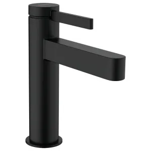 Hansgrohe Finoris Single Level Basin Mixer 110 without Waste Set - Matte Black 76020673 by Hansgrohe, a Kitchen Taps & Mixers for sale on Style Sourcebook