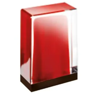 Fantini Venezia Murano Glass Wall Handle for Hot - Matte Gun Metal PVD and Red 29P5N448CC-HW by Fantini, a Kitchen Taps & Mixers for sale on Style Sourcebook