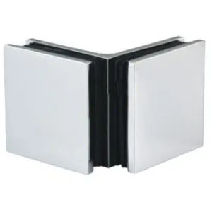 Boston Glass to Glass 90 Degree Bracket Antique Brass by Estelle, a Bathroom Fixtures for sale on Style Sourcebook