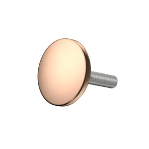 Round Button and Thread 30mm Polished Rose Gold by Estelle, a Door Hardware for sale on Style Sourcebook