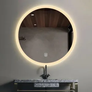 Frosted LED Wall Mirror 30mm Strip 3 sizes available 60cm by Luxe Mirrors, a Illuminated Mirrors for sale on Style Sourcebook