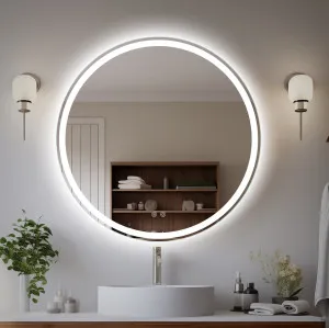 Frosted LED Wall Mirror 25mm Strip 3 sizes available 60cm by Luxe Mirrors, a Illuminated Mirrors for sale on Style Sourcebook