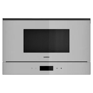 Gaggenau Minimalistic Series Built-In Microwave with Grill Right Hinge - Sterling GM-220-130 by Gaggenau, a Microwave Ovens for sale on Style Sourcebook