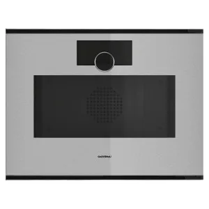 Gaggenau 60cm Minimalistic Series Compact Built-In Combi-Steam Oven Right Hinge - Sterling GS-270-130 by Gaggenau, a Ovens for sale on Style Sourcebook