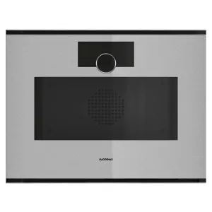 Gaggenau 60cm Minimalistic Series Compact Built-In Combi-Steam Oven Left Hinge - Sterling GS-271-130 by Gaggenau, a Ovens for sale on Style Sourcebook