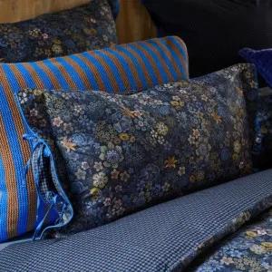 PIP Studio Tutti i Fiori Dark Blue 35x60cm Cushion by null, a Cushions, Decorative Pillows for sale on Style Sourcebook