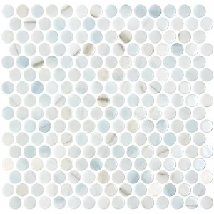 Penny Vanguard Zhoe Gloss Glass Structured Mosaic by Beaumont Tiles, a Mosaic Tiles for sale on Style Sourcebook