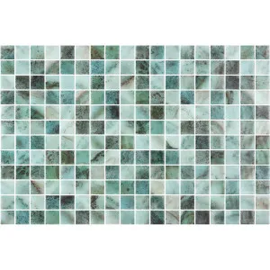 Luminis Caribu Gloss Glass Structured Mosaic by Beaumont Tiles, a Mosaic Tiles for sale on Style Sourcebook