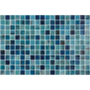 Vanguard ForestBlue Gloss Glass Structured Mosaic by Beaumont Tiles, a Mosaic Tiles for sale on Style Sourcebook