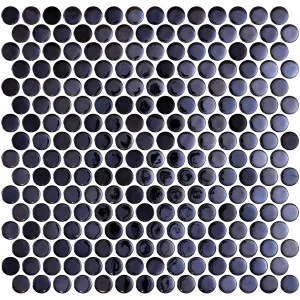 Penny Opalo Black Gloss Glass Structured Mosaic by Beaumont Tiles, a Mosaic Tiles for sale on Style Sourcebook