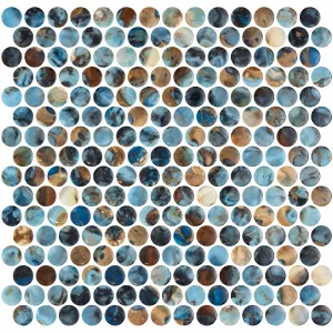 Penny Vanguard Print Gloss Glass Structured Mosaic by Beaumont Tiles, a Mosaic Tiles for sale on Style Sourcebook