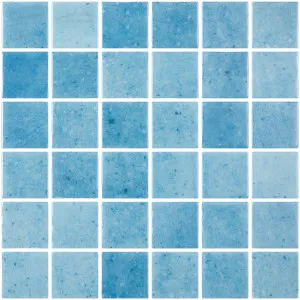 Penta-Pure Azure Gloss Glass Structured Mosaic by Beaumont Tiles, a Mosaic Tiles for sale on Style Sourcebook