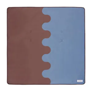 Luva Ocean and Chocolate Beach Mat by Miss Amara, a Contemporary Rugs for sale on Style Sourcebook