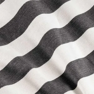 Cucina Stripe Tablecloth - 100% Cotton, 150 x 320cm, White - Canningvale by Canningvale_Cucina, a Sheets for sale on Style Sourcebook