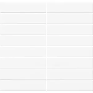 Mod Large Fingers White Satin Mosaic Tile by Beaumont Tiles, a Mosaic Tiles for sale on Style Sourcebook