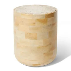 Gazali Side Table - 45 x 45 x 55cm by Elme Living, a Side Table for sale on Style Sourcebook